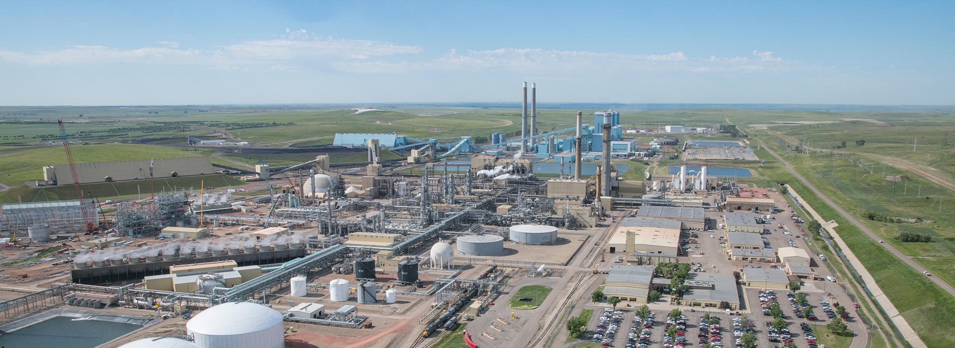 Great Plains Synfuels Plant aerial photo